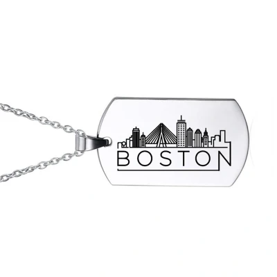 Afbeelding van Ketting RVS Skyline Boston