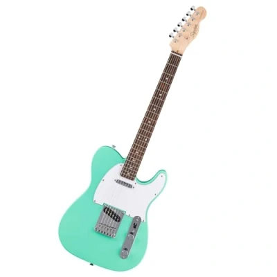 Afbeelding van Squier by Fender Debut Collection Telecaster elektrische gitaar, Laurel toets, witte slagplank, zeegroen