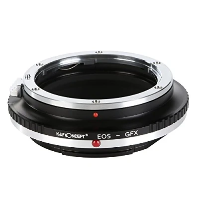 Afbeelding van K&amp;F Concept EOS GFX lens adapter, adapterring voor Canon EF op Fujifilm Fuji camera