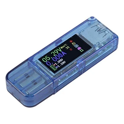 Afbeelding van Akozon AT34 USB 3.0 Voltmeter Ampèremeter Oplader Multimeter Tester Digitale Meter Kabel Weerstand Opladen