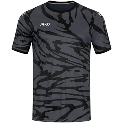 Afbeelding van JAKO Sport Tshirt, Heren, Maat: 46/48, Anthrazit/schwarz