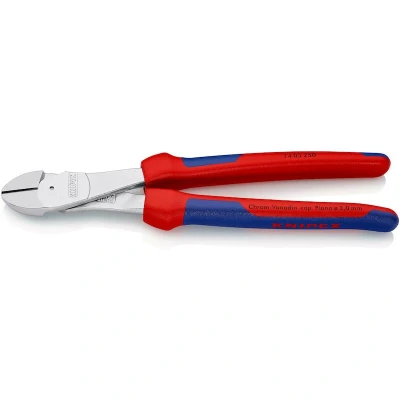 Afbeelding van Knipex 74 05 250 kracht zijsnijtang verchr./comfort m
