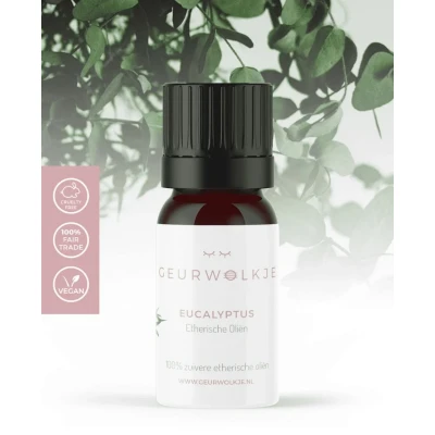 Afbeelding van Eucalyptus 100% Etherische Olie 50 ml Geurwolkje® Aromatherapie, Essential Oil, Geurolie, Aroma Diffuser
