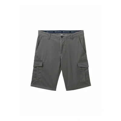 Afbeelding van TOM Tailor Regular Shorts, Heren, Maat: 32, Grey structure print
