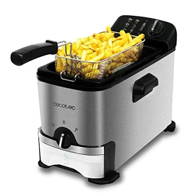 Afbeelding van Frituurmachine Cecotec CleanFry 3000 ProFilter 3 L 2000W Zwart Roestvrij staal