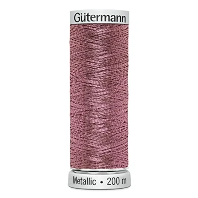 Afbeelding van Gutermann Sulky metallic machine borduurwerk draad 200m 7012 per spoel + gratis Minerva ambachten ambachtelijke gids