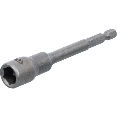 Afbeelding van BGS 2767 Dopsleutel zeskant, extra lang voor boormachines 6,3 mm (1/4&quot;) aandrijving zeskant 11