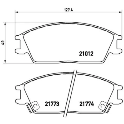 Afbeelding van Brembo Remblokset P 30 024