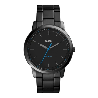 Afbeelding van Fossil heren The Minimalist horloge FS5308 in de kleur Zwart