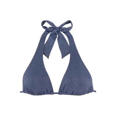 Afbeelding van Lascana Triangle Bikinitop, Dames, Maat: 34xC/D, Midnight
