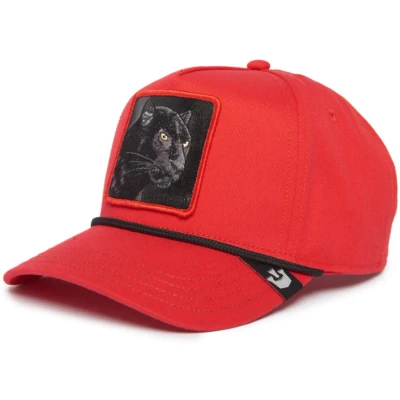 Afbeelding van Goorin Bros. Panther 100 Twill Trucker cap Red