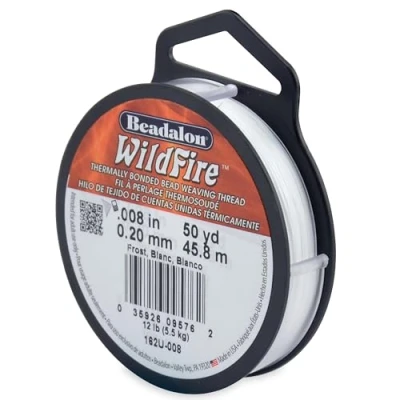 Afbeelding van Beadalon Wildfire rijgdraad Wit 18,3 m 0,15 mm sieraden maken