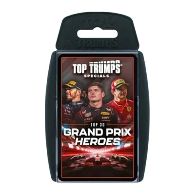 Afbeelding van Top Trumps Kaartspel F1 Grand Prix Heroes Gezinsspellen voor kinderen en volwassenen Leerspellen Kinderkaartspellen 2+ spelers Kid War Games Kaartspellen gezinnen Card Wars