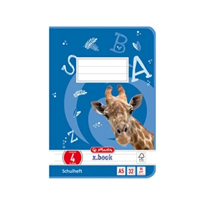 Afbeelding van Herlitz 11387099 schrift A5, liniatuur 04, 32 vellen, FSC Mix, 5 stuks