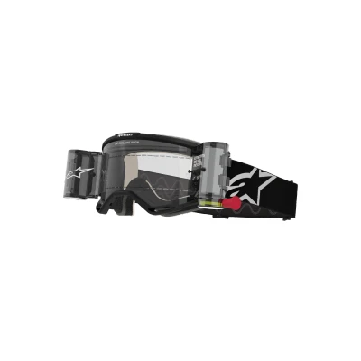 Afbeelding van Alpinestars Vision 5 Corp Roll off Crossbril Zwart (Lens: Helder)