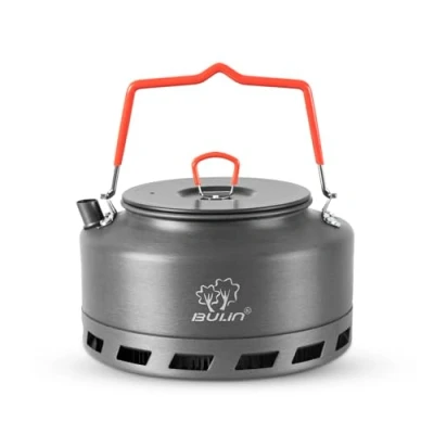 Afbeelding van Tentock Kampeerketel met opvouwbaar handvat, snelle verwarming, gastheepot buiten, compacte lichtgewicht aluminium waterkoker, 1 l/1,6 l (1 l)