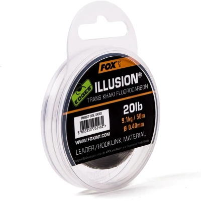Afbeelding van Fox Edges Illusion Trans Khaki Fluorocarbon (50m) Maat : 20lb (0.40mm)