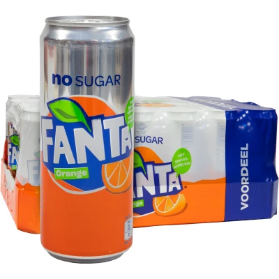 Afbeelding van Fanta Orange Zero sleekcan 24x33 cl NL