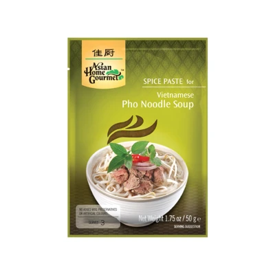 Afbeelding van Asian Home Gourmet Vietnamese Pho Rundvlees Vermicellisoep 12 x 50 g Food Lovers
