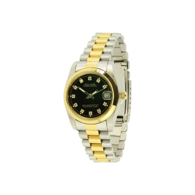 Afbeelding van PHILIPPE CONSTANCE &quot;MEDIUM BI COLOR&quot; STONES BLACK