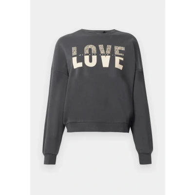 Afbeelding van ONLY Onltammie Print O NECK Sweater, Dames, Maat: Medium, Phantom