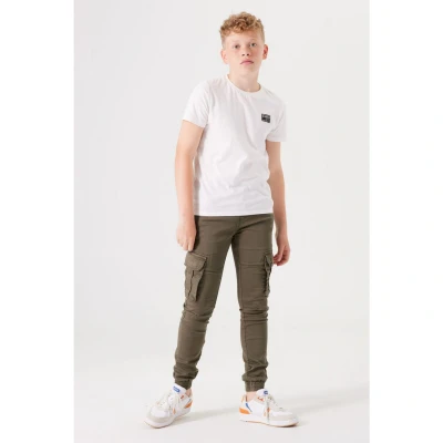 Afbeelding van Garcia regular fit broek mosgroen
