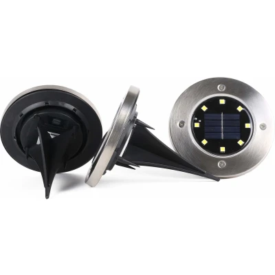 Afbeelding van Solar tuinverlichting grondspot LED 3 stuks