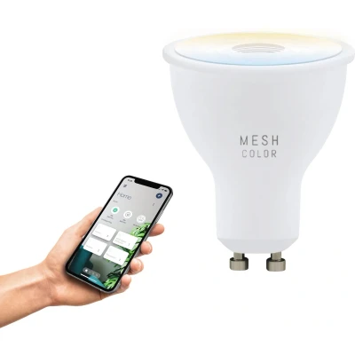 Afbeelding van EGLO connect.z Smart LED Lamp GU10 Ø 5 cm wit Instelbaar licht Dimbaar Zigbee