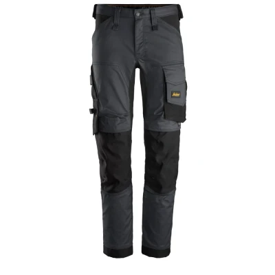 Afbeelding van Snickers AllroundWork, Stretch Werkbroek 6341 162 Staal Grijs/Zwart