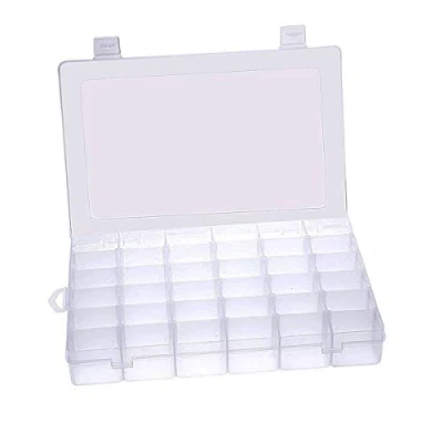 Afbeelding van 36 Compartiment Crafts Box, Clear Verstelbare Sieraden Bead Organizer Box Opslag Container Case