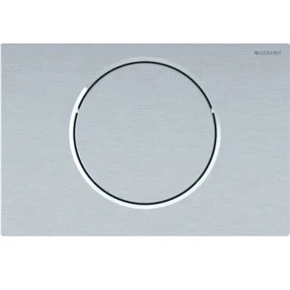 Afbeelding van Geberit wc sturing batterij sigma10 1 toets met bed op armst rvs 115 864 sn 6