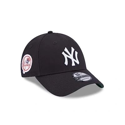 Afbeelding van New Era York Yankees MLB Baseball Fankappe Teampatch NY Logo Strapback Cap blau One Size