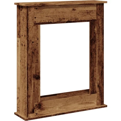 Afbeelding van vidaXL Haardombouw 75x20x87,5 cm bewerkt hout oud houtkleurig
