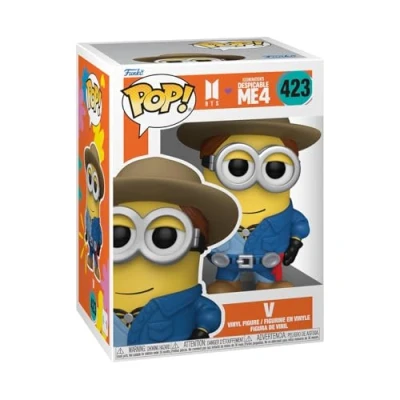 Afbeelding van Minions Despicable Me 4 BTS V vinylfiguur 423 Funko Pop! meerkleurig