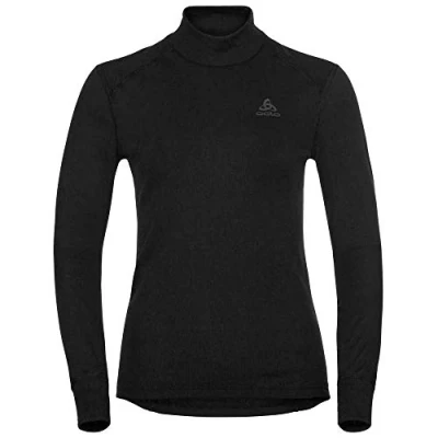 Afbeelding van Ondershirt Odlo Women BL Top Turtle Neck LS Active Warm Eco Black L