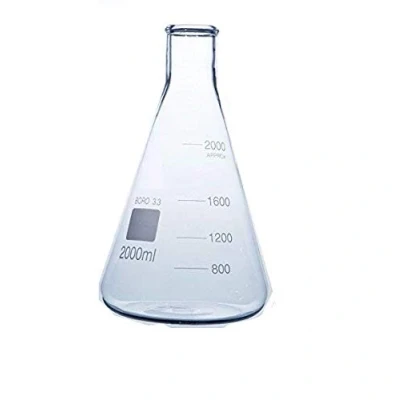 Afbeelding van Rocwing Borosilicaat 3.3 Graduated Conical Glass Flask voor Laboratory (2000ml)
