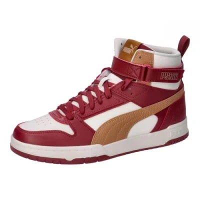 Afbeelding van PUMA Rbd Game Sneaker uniseks volwassene,Alpine Sneeuw Caramel Latte Intens Rood,38 EU