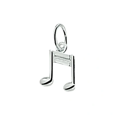 Afbeelding van Trendjuwelier huiscollectie Hanger Zilver Muzieknoot