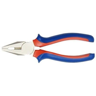 Afbeelding van CON:P CPT112180 Combinatietang met 2C handgrepen, zilver/blauw/rood, 180 mm