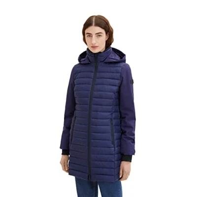 Afbeelding van TOM TAILOR Dames Jas 1034124, 11331 Atlantic Ocean Blue, XS