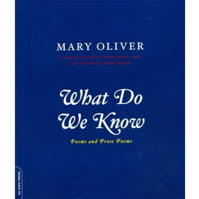 Afbeelding van What Do We Know: Poems And Prose