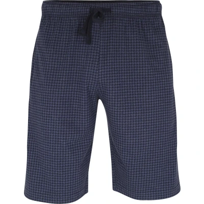 Afbeelding van Ceceba heren pyjamabroek kort blauw pied de poule Maat: S