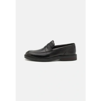 Afbeelding van Clarks Aldwin STEP Instappers, Heren, Maat: 40, Black Leer