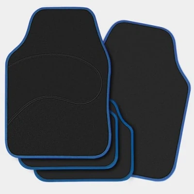Afbeelding van WOLTU Universele automatten complete set tapijt antislip naad blauw AM7135bl