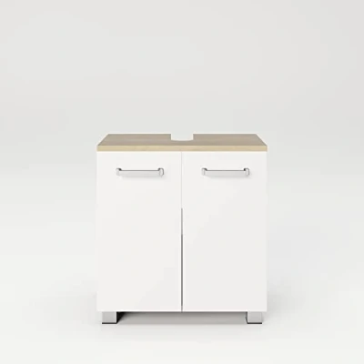 Afbeelding van Phoenix Group Cosmo Wastafelonderkast, kunststof, wit, 60,2 x 63,5 cm