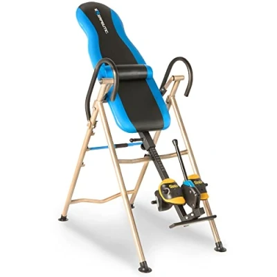 Afbeelding van Exerpeutic 225SL Inversietafel met AIRSOFT No Pinch Enkelhouders, SURELOCK&#039; Veiligheidsratel Systeem en Lumbale Ondersteuning