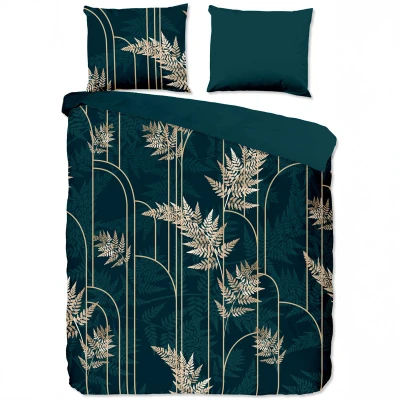 Afbeelding van Dekbedovertrek 1 Persoons 140x200 Pure Polyester Groen