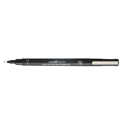 Afbeelding van Fineliner Uni ball Pin 0,5mm zwart