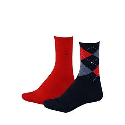 Afbeelding van Tommy Hilfiger 2 Pairs PACK Sokken, Dames, Maat: 39 42, Midnight blue