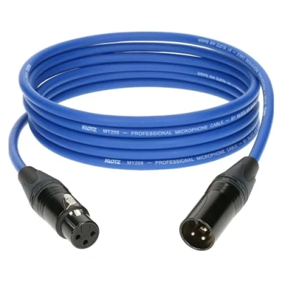 Afbeelding van Klotz M1FM2N0500 Microfoonkabel blauw 5 m